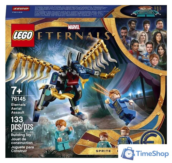 Конструктор LEGO Marvel Super Heroes 76145 Воздушное нападение Вечных - Изображение №18 — Интернет-магазин Time-Shop