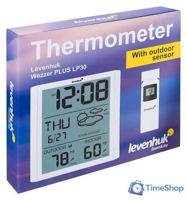 Электронный термометр Levenhuk Wezzer PLUS LP30 - Изображение №9 — Интернет-магазин Time-Shop