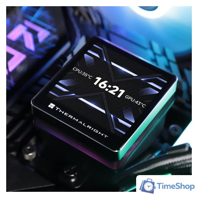 Система жидкостного охлаждения для процессора Thermalright Grand Vision 240 ARGB (черный) - Изображение №8 — Интернет-магазин Time-Shop