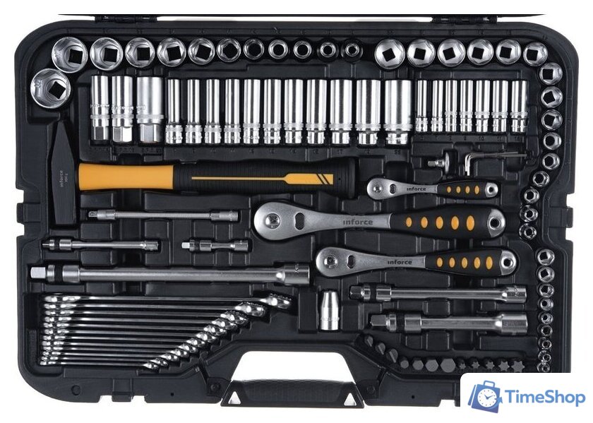 Универсальный набор инструментов Inforce 06-07-21 (150 предметов) - Изображение №7 — Интернет-магазин Time-Shop