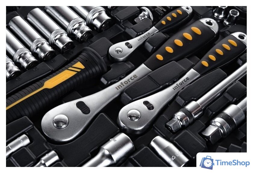Универсальный набор инструментов Inforce 06-07-21 (150 предметов) - Изображение №11 — Интернет-магазин Time-Shop