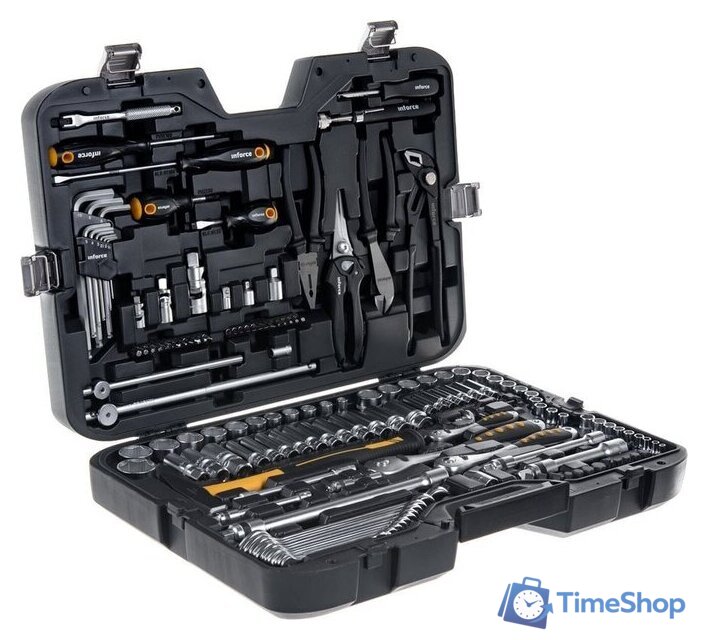 Универсальный набор инструментов Inforce 06-07-21 (150 предметов) - Изображение №6 — Интернет-магазин Time-Shop