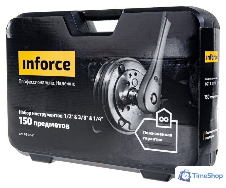 Универсальный набор инструментов Inforce 06-07-21 (150 предметов) - Изображение №9 — Интернет-магазин Time-Shop