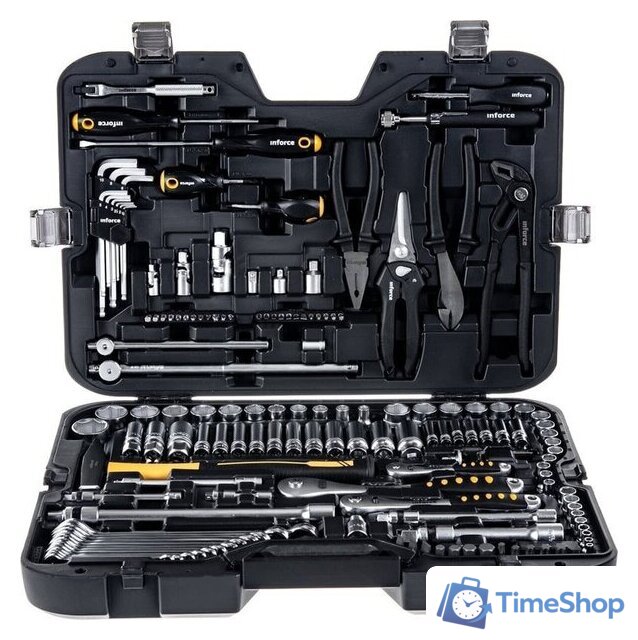 Универсальный набор инструментов Inforce 06-07-21 (150 предметов) - Изображение №5 — Интернет-магазин Time-Shop