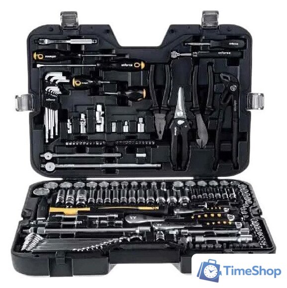 Универсальный набор инструментов Inforce 06-07-21 (150 предметов) - Изображение №1 — Интернет-магазин Time-Shop