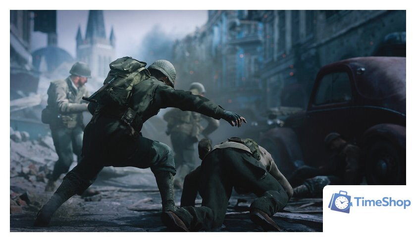 Call of Duty: WWII (без русской озвучки) для PlayStation 4 - Изображение №2 — Интернет-магазин Time-Shop