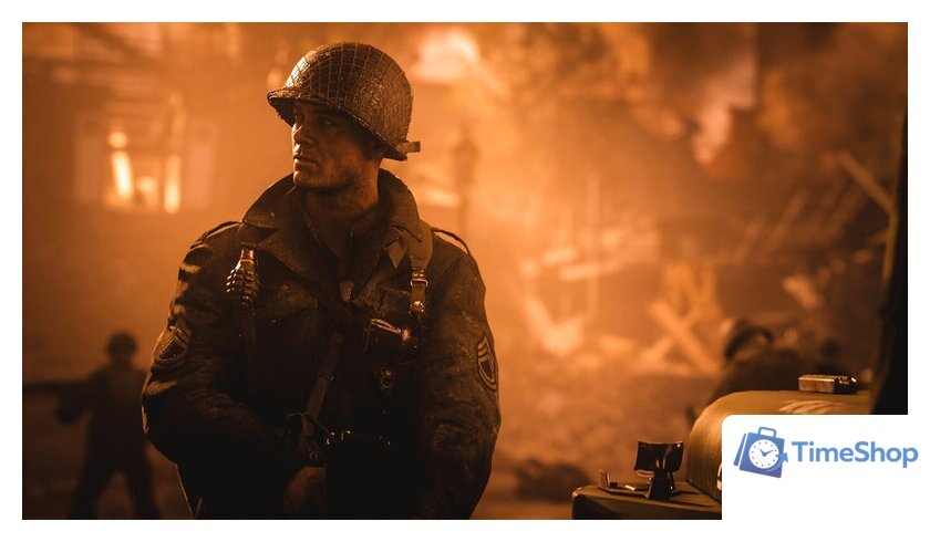  Call of Duty: WWII (без русской озвучки) для PlayStation 4 - Изображение №4 — Интернет-магазин Time-Shop