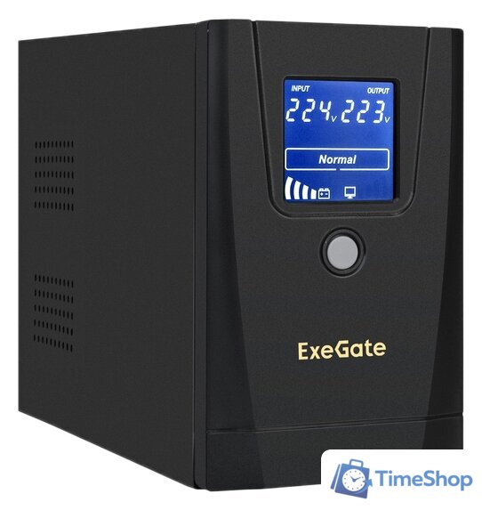 Источник бесперебойного питания ExeGate SpecialPro Smart LLB-1000.LCD.AVR.1SH.2C13 EX292787RUS - Изображение №1 — Интернет-магазин Time-Shop