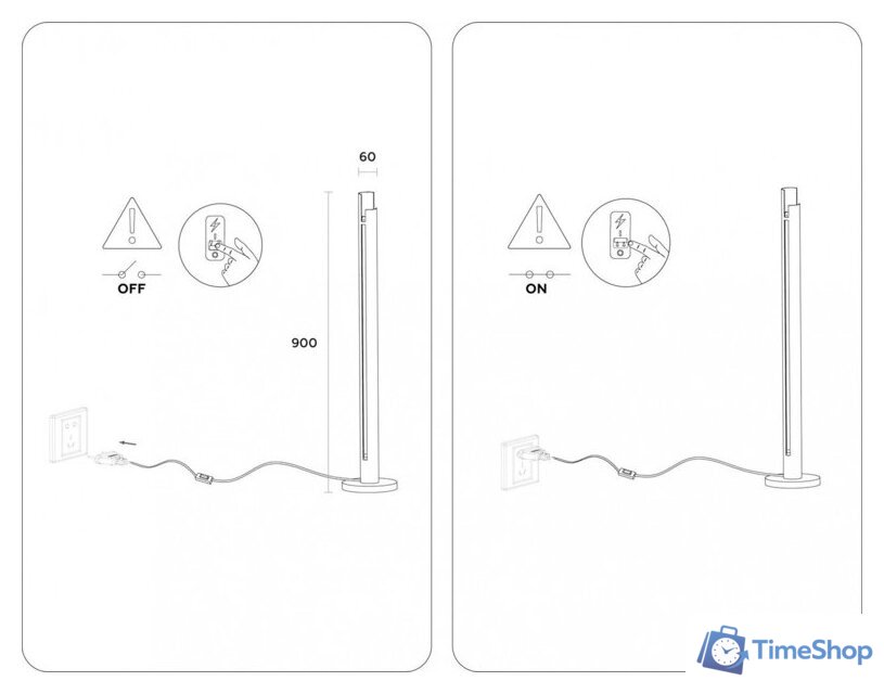 Торшер Ambrella TN71342 WH - Изображение №8 — Интернет-магазин Time-Shop