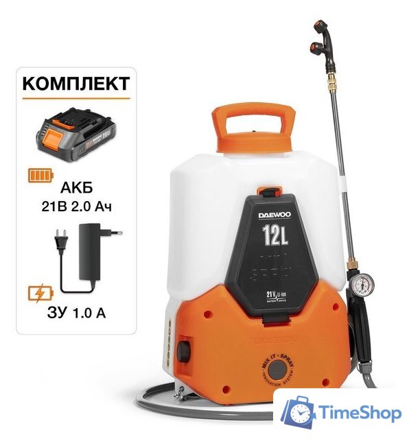 Аккумуляторный опрыскиватель Daewoo Power DSA 1221Li Set (с 1-им АКБ) - Изображение №1 — Интернет-магазин Time-Shop