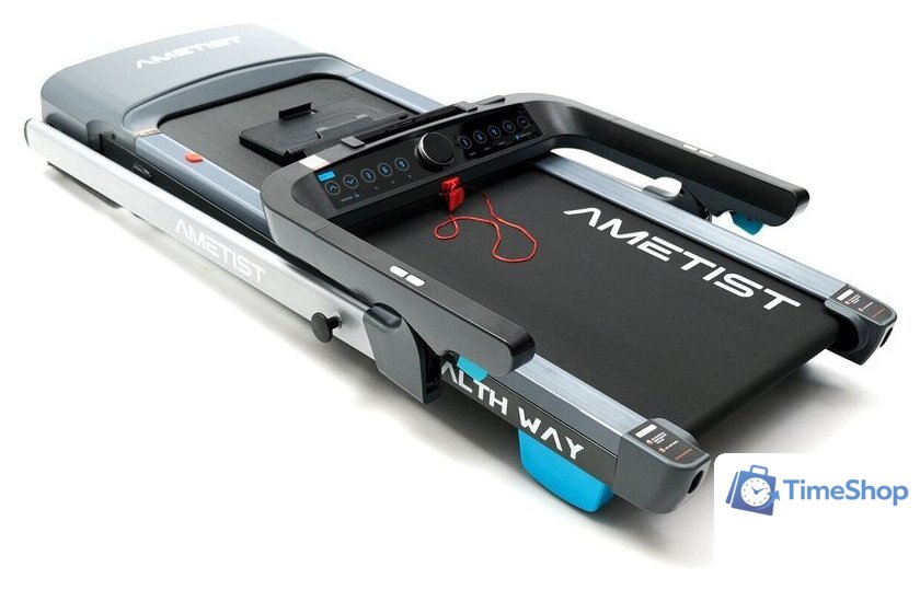 Электрическая беговая дорожка AMETIST Health Way Gray - Изображение №6 — Интернет-магазин Time-Shop