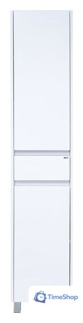  Misty Алиса - 35 Пенал с 1 ящ. напольный правый, белая эмаль - Э-Али0501-01П - Изображение №1 — Интернет-магазин Time-Shop