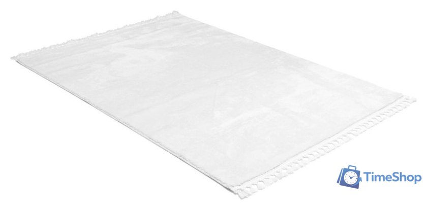 Ковер для жилой комнаты Karven Post Dokuma Sacakli 160x230 KV 035 (Beyaz/белый) - Изображение №1 — Интернет-магазин Time-Shop