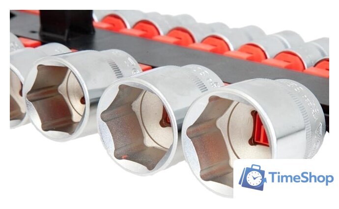 Набор трещотка с головками Yato YT-38681 (19 предметов) - Изображение №2 — Интернет-магазин Time-Shop