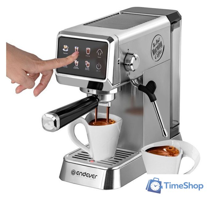 Рожковая кофеварка Endever Costa-1088 - Изображение №8 — Интернет-магазин Time-Shop