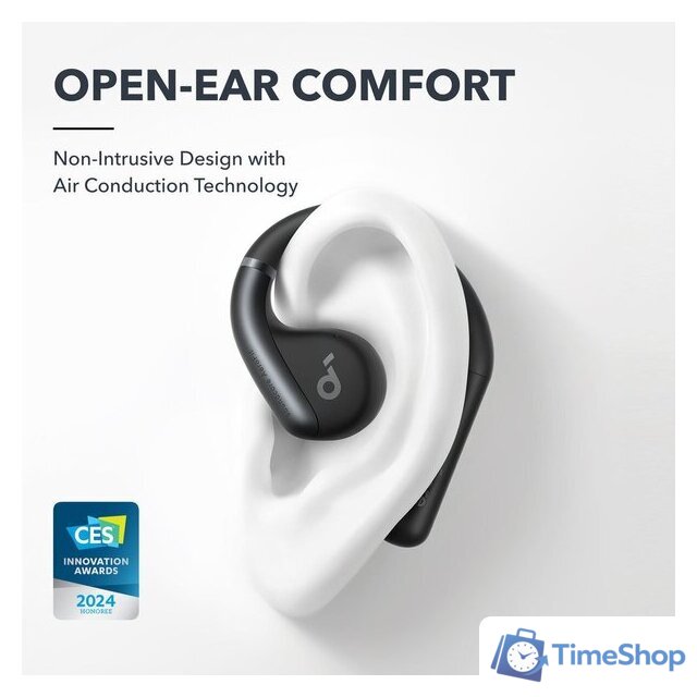 Наушники Anker Soundcore AeroFit (черный) - Изображение №2 — Интернет-магазин Time-Shop