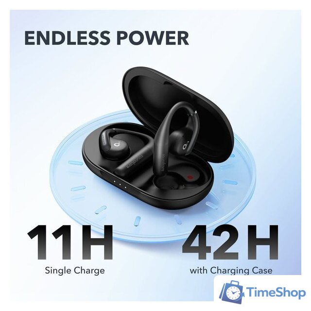 Наушники Anker Soundcore AeroFit (черный) - Изображение №6 — Интернет-магазин Time-Shop