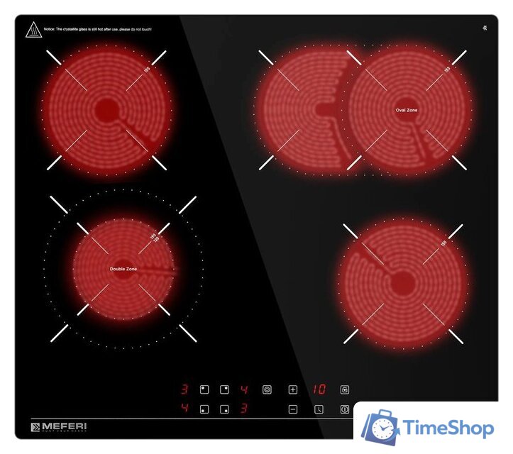 Варочная панель Meferi MEH604BK Ultra - Изображение №1 — Интернет-магазин Time-Shop