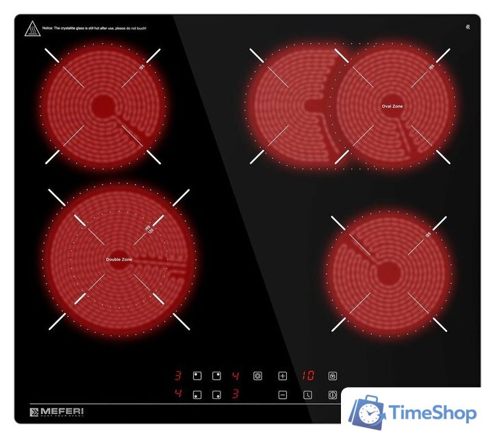 Варочная панель Meferi MEH604BK Ultra - Изображение №3 — Интернет-магазин Time-Shop