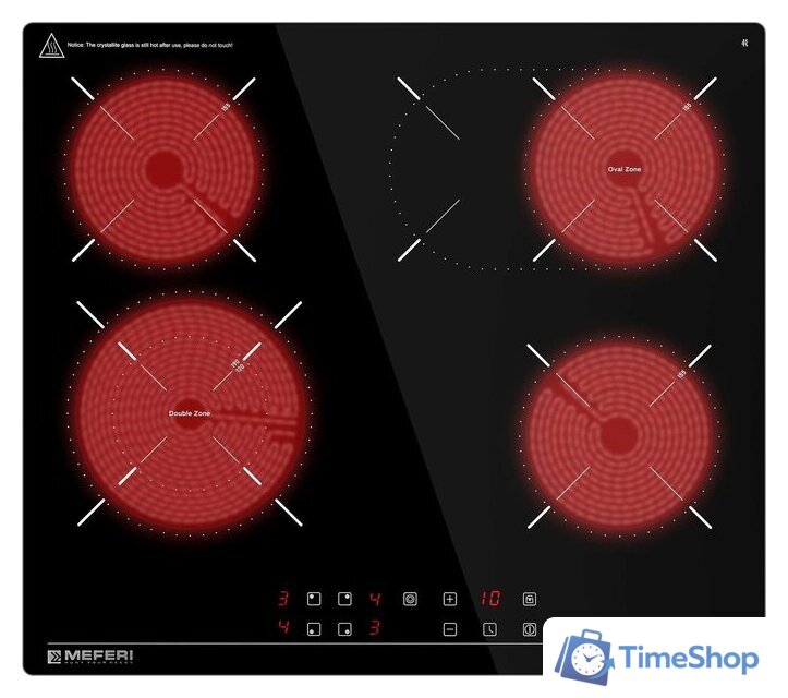 Варочная панель Meferi MEH604BK Ultra - Изображение №4 — Интернет-магазин Time-Shop