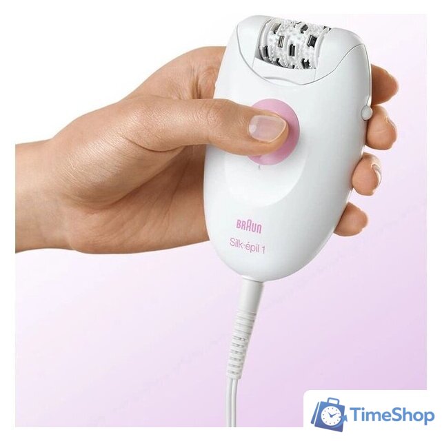 Эпилятор Braun Silk-epil 1 1-000 - Изображение №2 — Интернет-магазин Time-Shop
