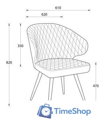 Стул Мамадома ROB-R1 360 (b05 Latte Lux/капучино) - Изображение №14 — Интернет-магазин Time-Shop