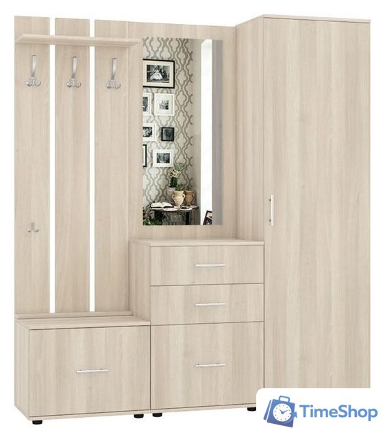 Стенка Интермебель Визит-1 (ясень шимо светлый) - Изображение №1 — Интернет-магазин Time-Shop