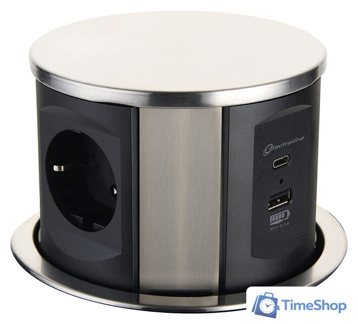 Блок розеток Electraline 62571 (2м) - Изображение №1 — Интернет-магазин Time-Shop