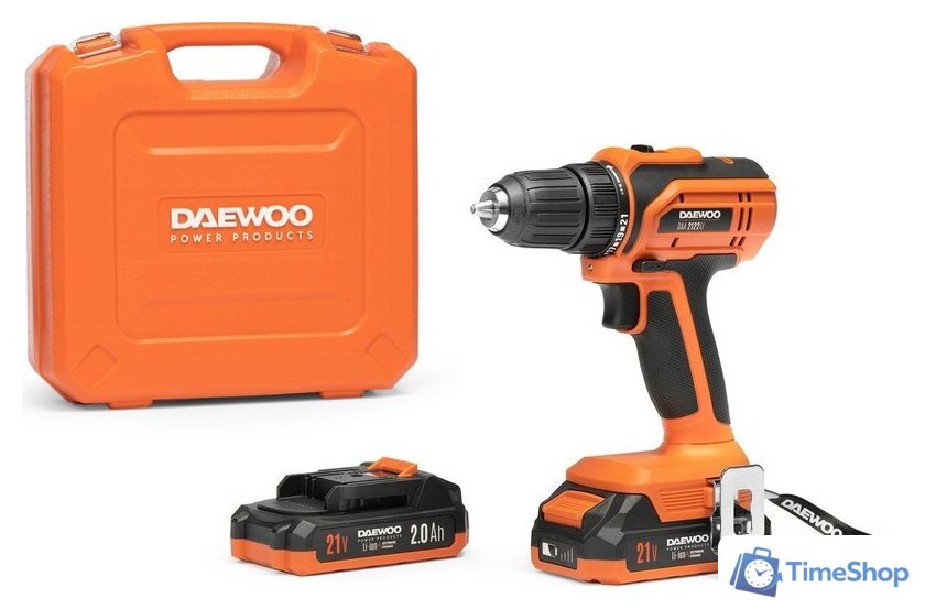 Дрель-шуруповерт Daewoo Power DAA 2122Li Set (с 2-мя АКБ, кейс) - Изображение №11 — Интернет-магазин Time-Shop