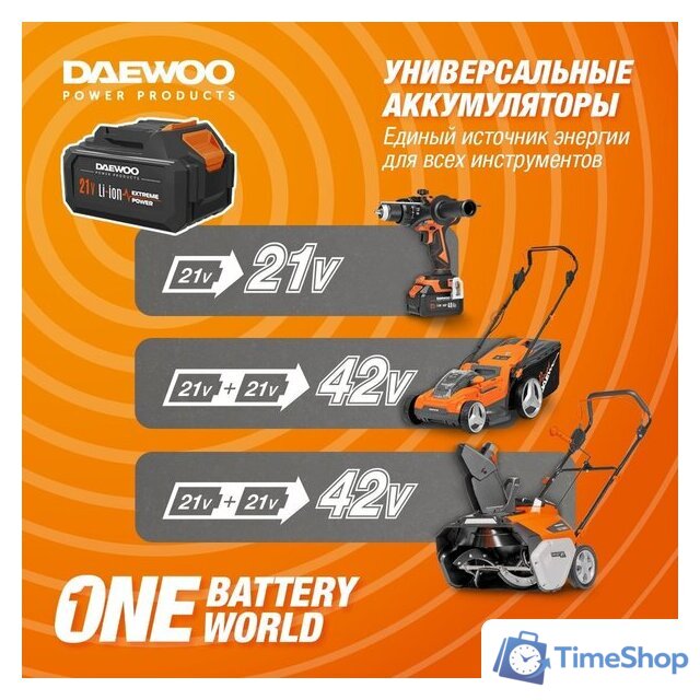 Дрель-шуруповерт Daewoo Power DAA 2122Li Set (с 2-мя АКБ, кейс) - Изображение №14 — Интернет-магазин Time-Shop