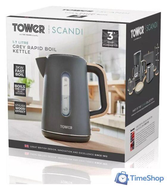 Электрический чайник Tower Scandi T10037G - Изображение №8 — Интернет-магазин Time-Shop