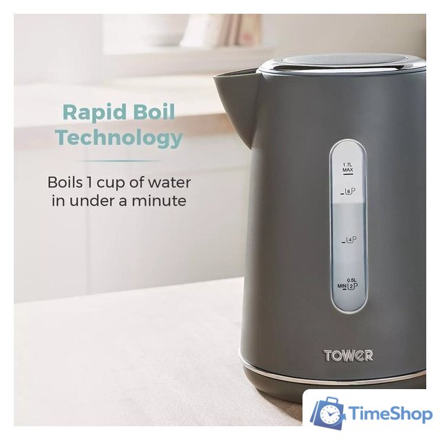 Электрический чайник Tower Scandi T10037G - Изображение №4 — Интернет-магазин Time-Shop