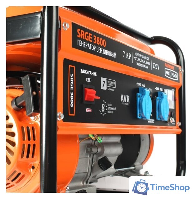 Бензиновый генератор Patriot Max Power SRGE 3800 - Изображение №2 — Интернет-магазин Time-Shop
