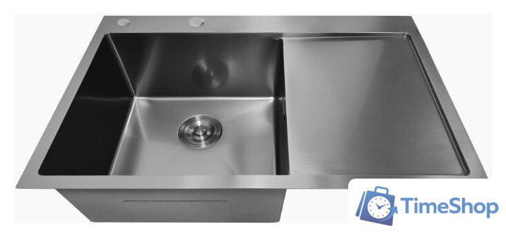 Кухонная мойка Stellar Decor S7850NB-L-D (нано черный) - Изображение №5 — Интернет-магазин Time-Shop