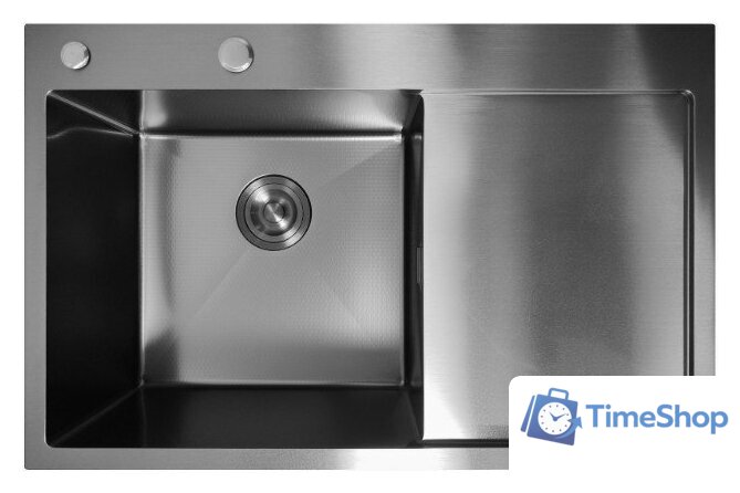 Кухонная мойка Stellar Decor S7850NB-L-D (нано черный) - Изображение №8 — Интернет-магазин Time-Shop