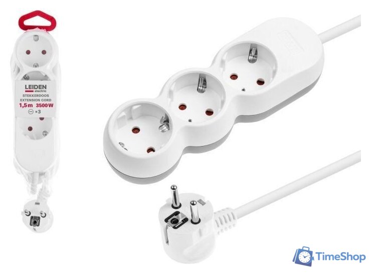 Удлинитель Leiden Electric 805013 (1.5м) - Изображение №1 — Интернет-магазин Time-Shop
