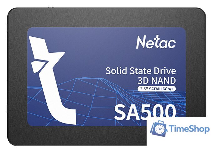 SSD Netac SA500 128GB NT01SA500-128-S3X - Изображение №1 — Интернет-магазин Time-Shop