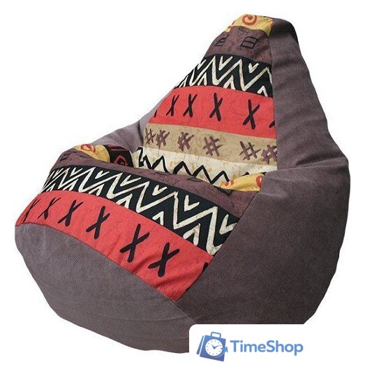 Кресло-мешок Flagman Груша Мега Г3.4-99 Африкус - Изображение №1 — Интернет-магазин Time-Shop