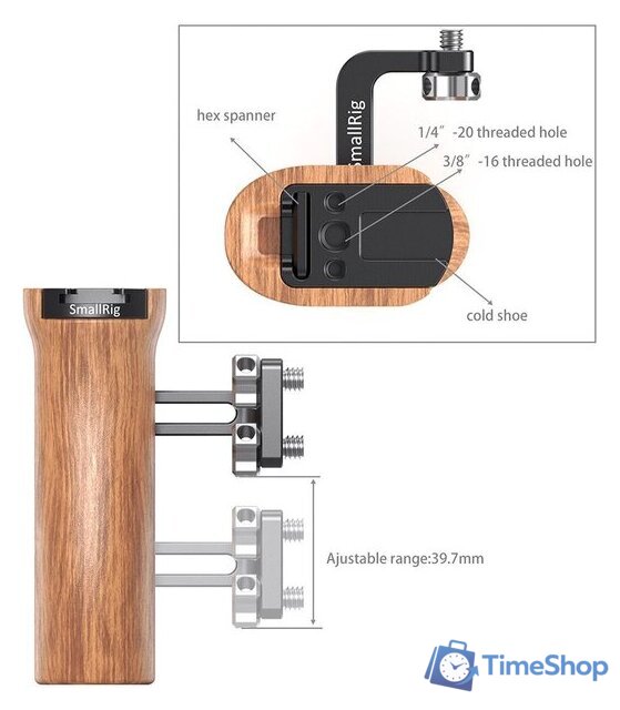 Захват SmallRig HSN2093 - Изображение №4 — Интернет-магазин Time-Shop