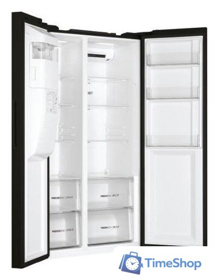 Холодильник side by side Haier HSR3918EIPB - Изображение №2 — Интернет-магазин Time-Shop