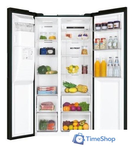 Холодильник side by side Haier HSR3918EIPB - Изображение №3 — Интернет-магазин Time-Shop