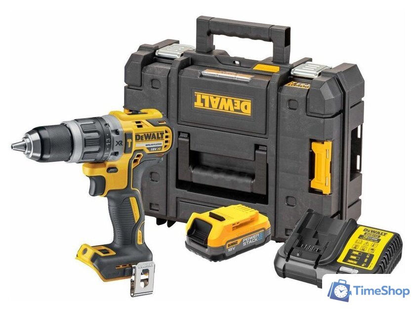 Ударная дрель-шуруповерт DeWalt DCD796E1T (с 1-им АКБ, кейс) - Изображение №1 — Интернет-магазин Time-Shop