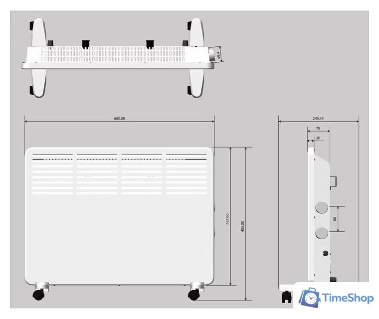 Конвектор Status For Life ST-EC-C1500(М)-S - Изображение №6 — Интернет-магазин Time-Shop