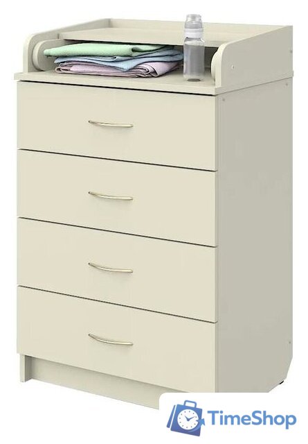 Детский комод Атон Мебель Сириус 604 ЛДСП (слоновая кость) - Изображение №1 — Интернет-магазин Time-Shop