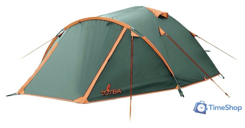 Треккинговая палатка Totem Indi 2 V2 (зеленый) - Изображение №1 — Интернет-магазин Time-Shop