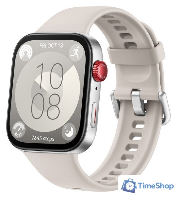 Умные часы Huawei Watch Fit 3 (белый, международная версия) - Изображение №1 — Интернет-магазин Time-Shop