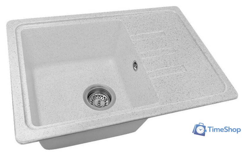 Кухонная мойка Saniteco Rosa (серый) - Изображение №7 — Интернет-магазин Time-Shop