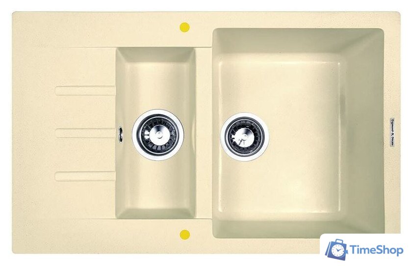 Кухонная мойка Zigmund & Shtain Rechteck 775.2 (молодое шампанское) - Изображение №1 — Интернет-магазин Time-Shop