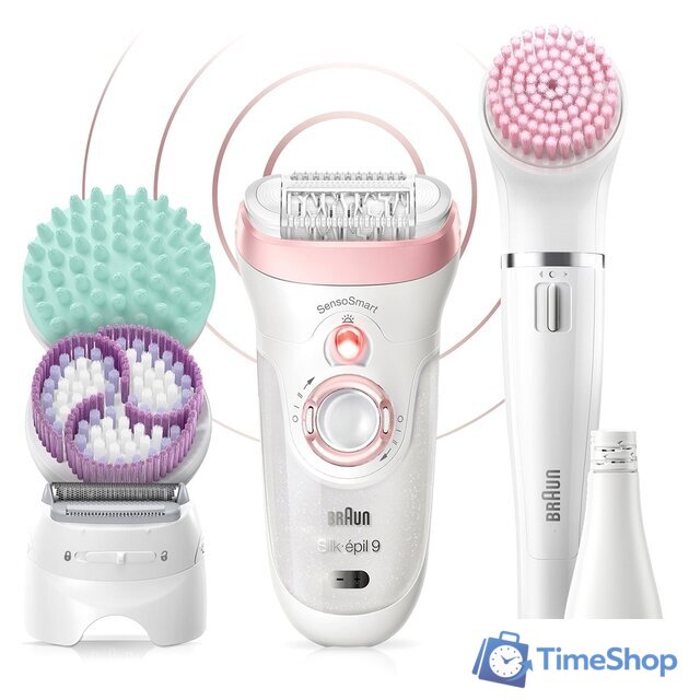 Эпилятор Braun Silk-epil Beauty Set 9 9/985 BS Wet & Dry - Изображение №2 — Интернет-магазин Time-Shop
