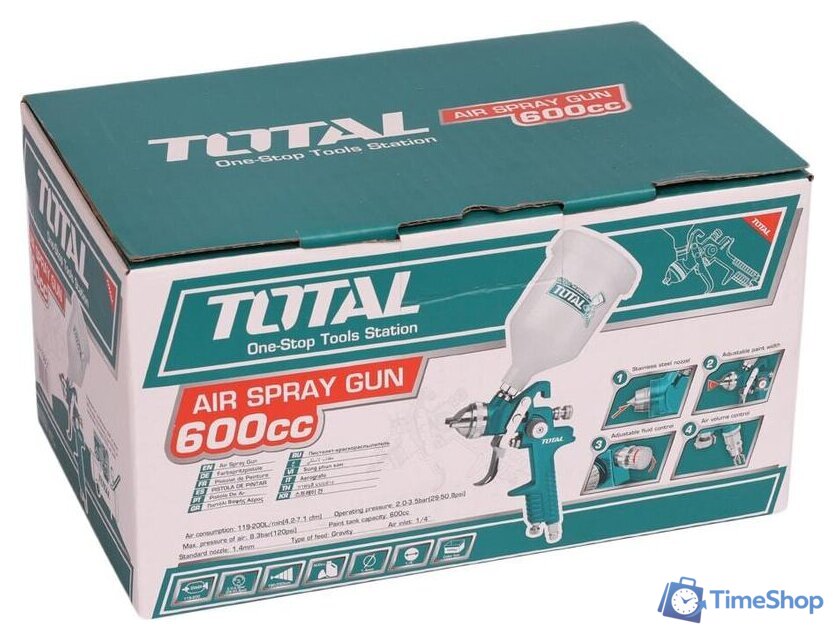 Краскопульт Total TAT10601 - Изображение №12 — Интернет-магазин Time-Shop
